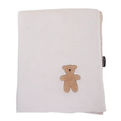 Childhome Couvertures-Couverture De Bébé - 80x100 Cm - Jersey Melange Beige / Musl