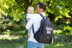 Childhome Daddy Bag|Daddy Bag-Daddy Bag Sac A Dos À Langer - Noir