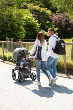 Childhome Daddy Bag|Daddy Bag-Daddy Bag Sac A Dos À Langer - Noir