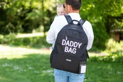 Childhome Daddy Bag|Daddy Bag-Daddy Bag Sac A Dos À Langer - Noir