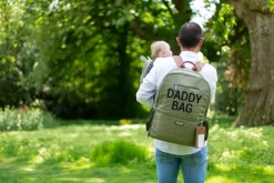 Childhome Daddy Bag|Daddy Bag-Daddy Bag Sac A Dos À Langer - Toile - Kaki