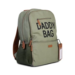 Childhome Daddy Bag|Daddy Bag-Daddy Bag Sac A Dos À Langer - Toile - Kaki