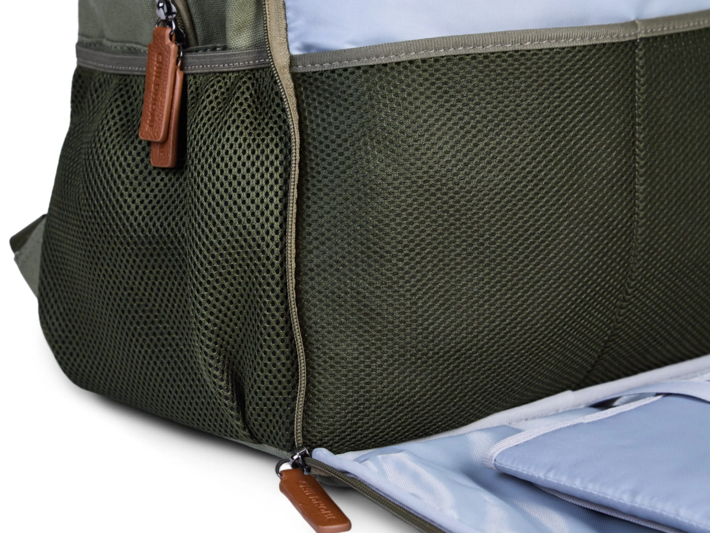 Childhome Daddy Bag|Daddy Bag-Daddy Bag Sac A Dos À Langer - Toile - Kaki