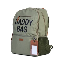 Childhome Daddy Bag|Daddy Bag-Daddy Bag Sac A Dos À Langer - Toile - Kaki