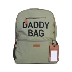 Childhome Daddy Bag|Daddy Bag-Daddy Bag Sac A Dos À Langer - Toile - Kaki
