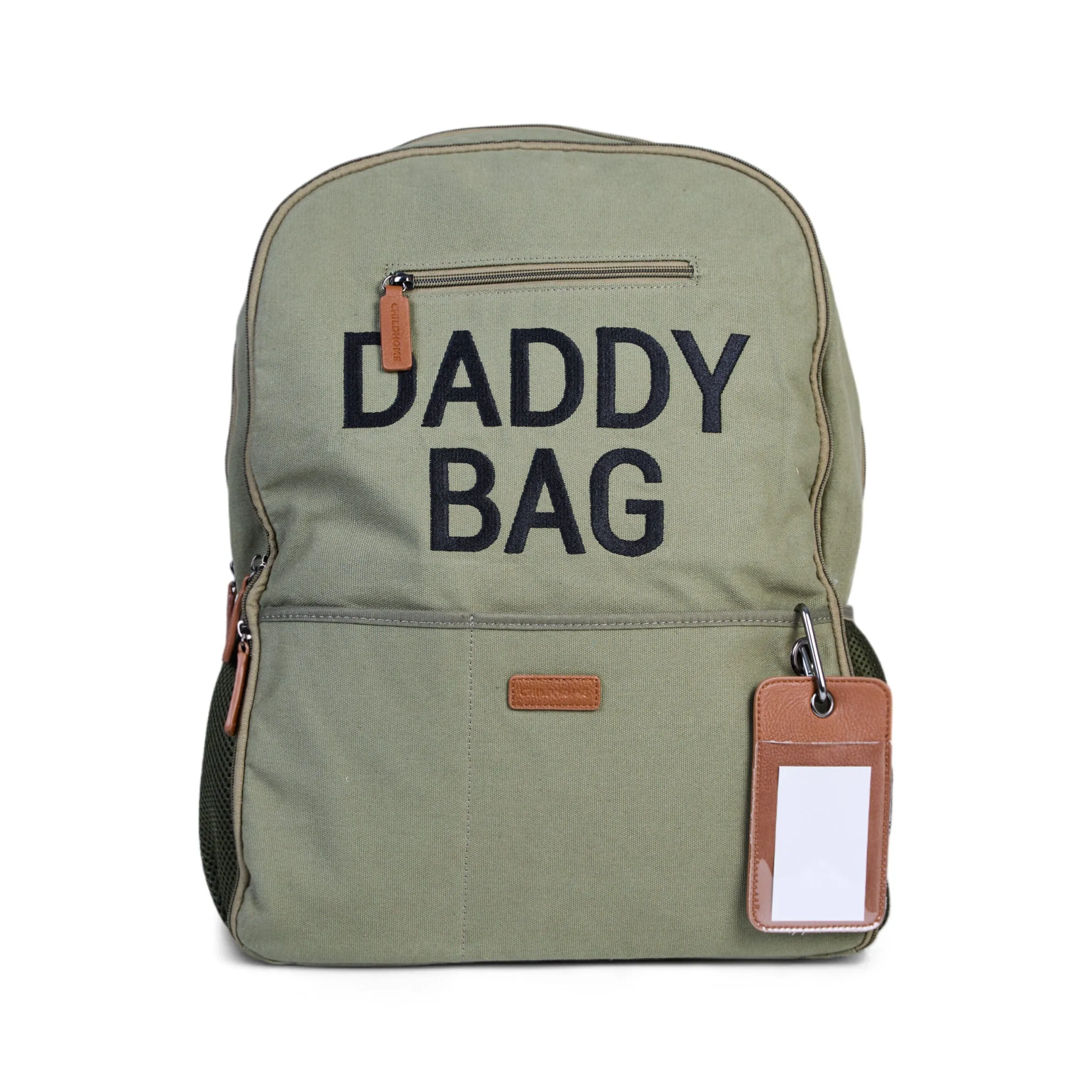 Childhome Daddy Bag|Daddy Bag-Daddy Bag Sac A Dos À Langer - Toile - Kaki