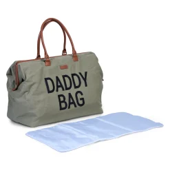 Childhome Daddy Bag|Daddy Bag-Daddy Bag Sac A Langer - Toile - Kaki