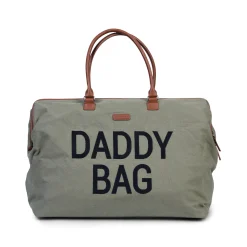 Childhome Daddy Bag|Daddy Bag-Daddy Bag Sac A Langer - Toile - Kaki