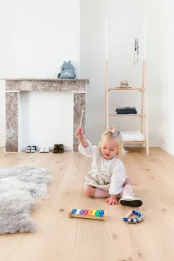 Childhome Jouets-Ensemble de 8 instruments de musique + organisateur