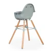 Childhome Evolu-Evolu Chaise Haute - Réglable En Hauteur (50-75 Cm/*90 Cm) -