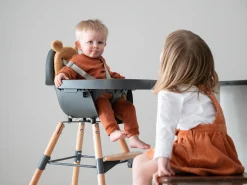 Childhome Evolu-Evolu Chaise Haute - Réglable En Hauteur (50-75 Cm/*90 Cm) -