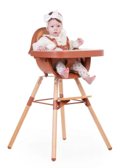 Childhome Coussins Pour Chaise Haute|Evolu Accessoires-Evolu Coussin - Cuir - Nude