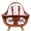 Childhome Coussins Pour Chaise Haute|Evolu Accessoires-Evolu Coussin Pour Chaise Haute - Jersey - Hearts