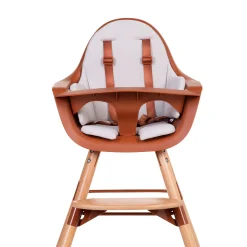 Childhome Coussins Pour Chaise Haute|Evolu Accessoires-Evolu Coussin Pour Chaise Haute - Eponge - Pastel Gris Souri