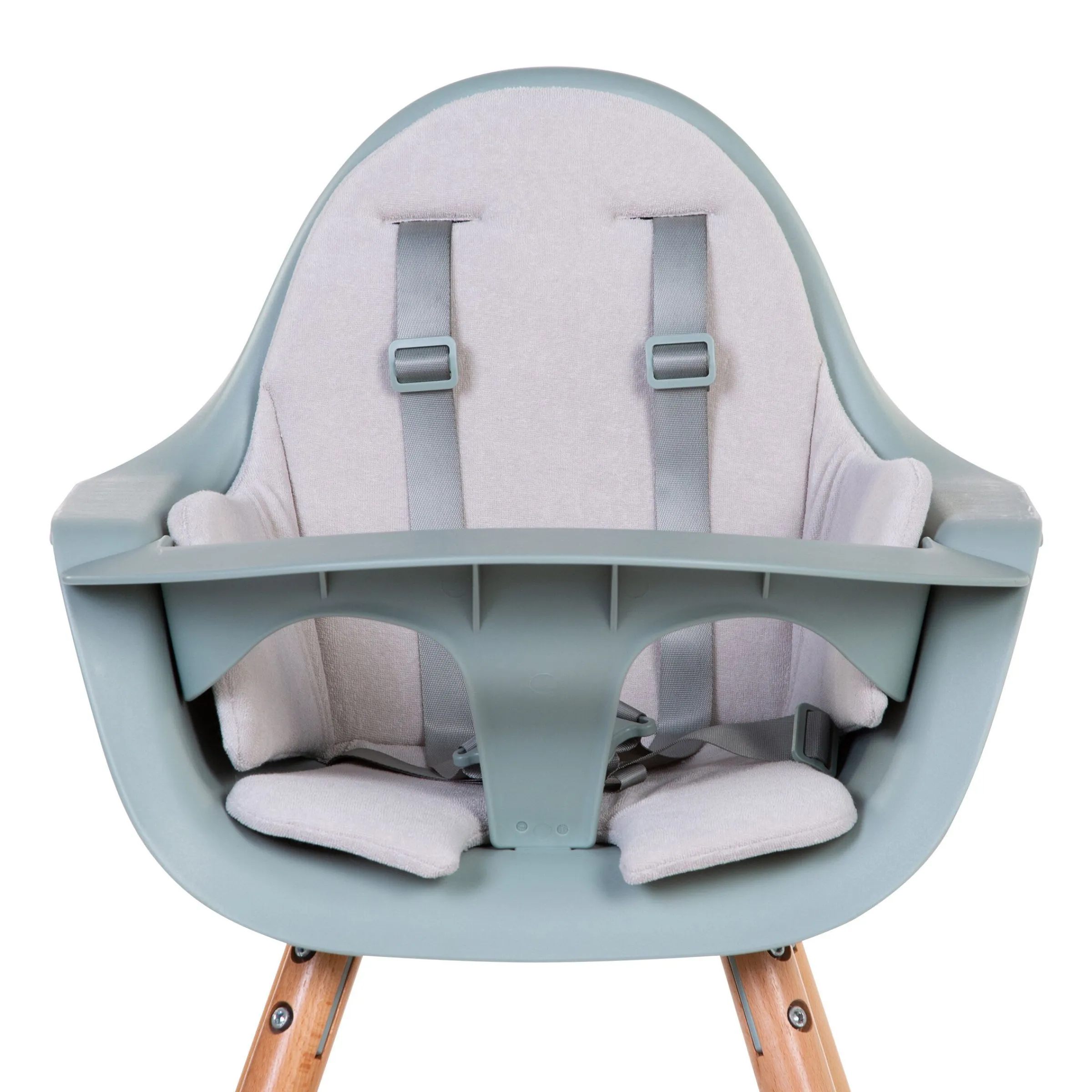 Childhome Coussins Pour Chaise Haute|Evolu Accessoires-Evolu Coussin Pour Chaise Haute - Eponge - Pastel Gris Souri