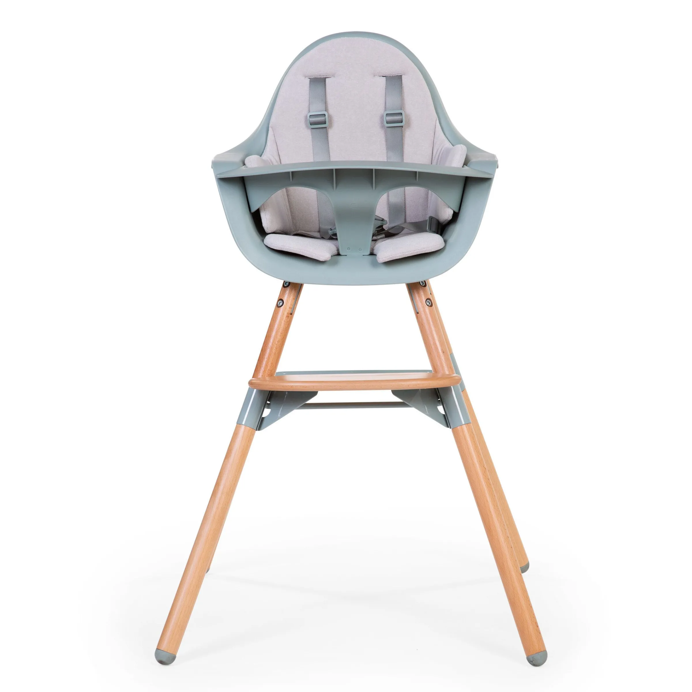 Childhome Coussins Pour Chaise Haute|Evolu Accessoires-Evolu Coussin Pour Chaise Haute - Eponge - Pastel Gris Souri