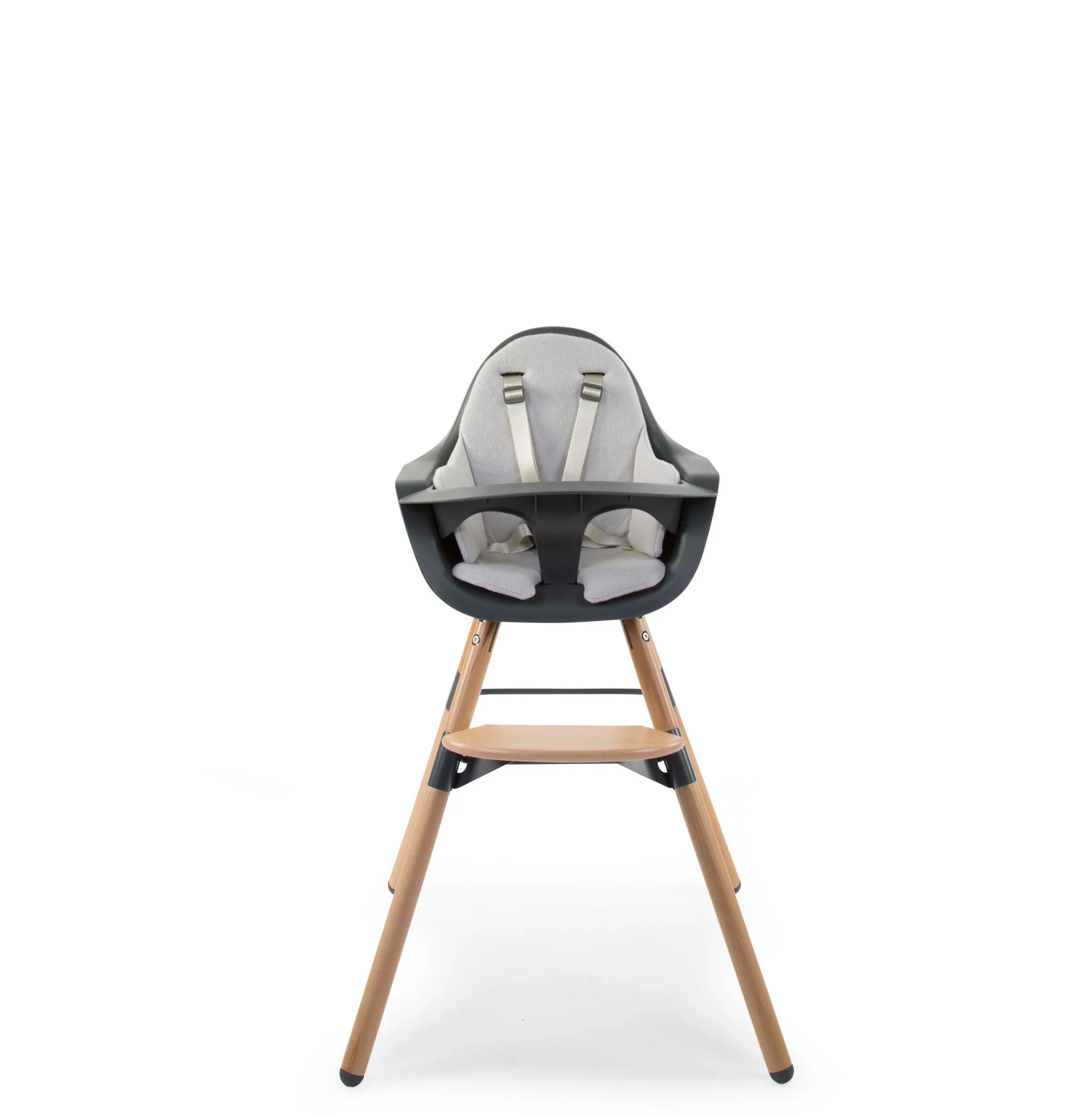 Childhome Coussins Pour Chaise Haute|Evolu Accessoires-Evolu Coussin Pour Chaise Haute - Eponge - Pastel Gris Souri