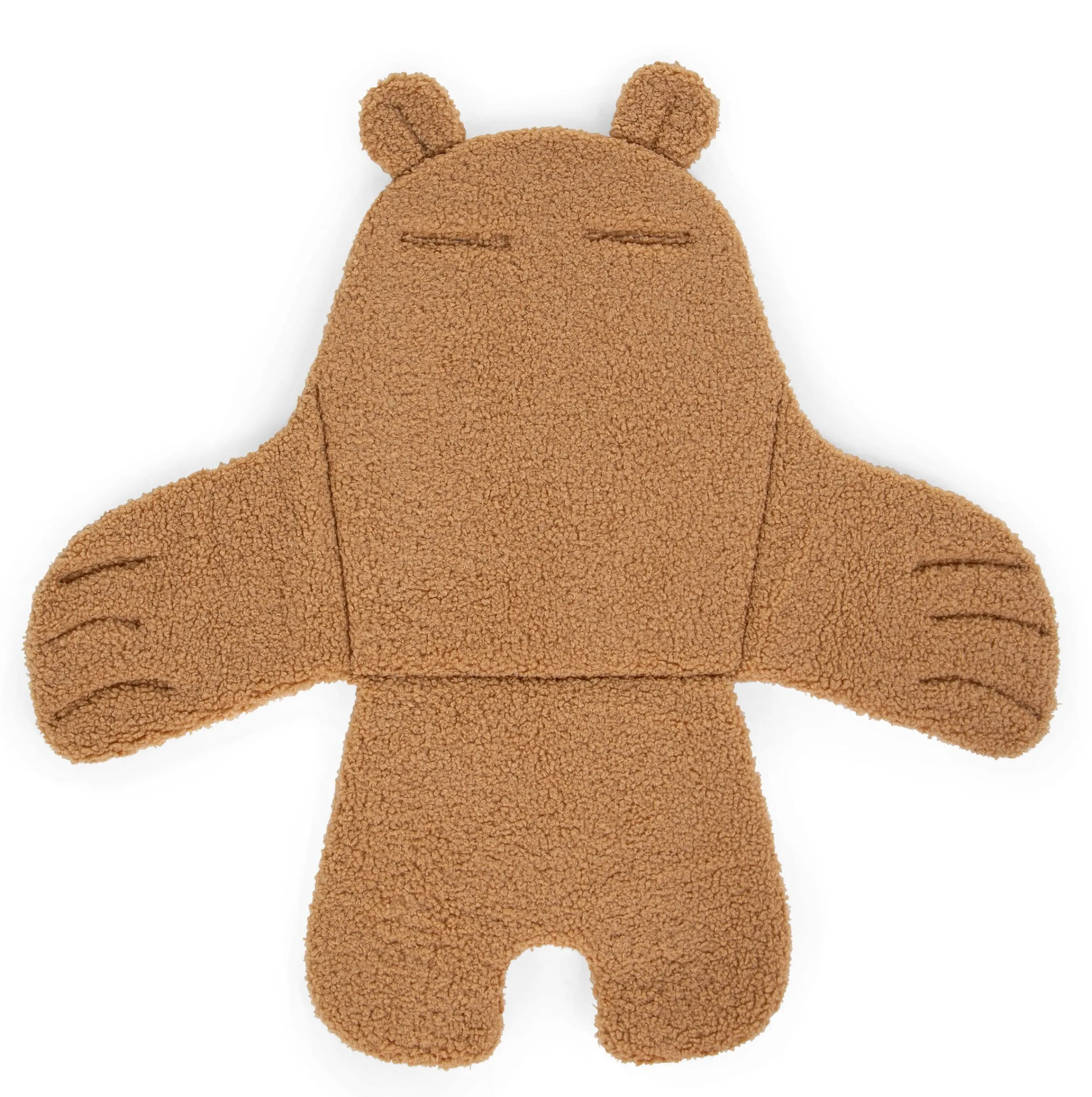 Childhome Evolu Accessoires|Evolu-Evolu Coussin Pour Chaise Haute - Polyester - Teddy Brun