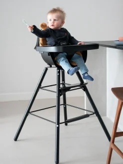 Childhome Evolu Accessoires|Evolu-Evolu Extra Set De Pieds Longues + Repose Pieds - Bois - Noi
