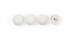 Childhome Pièces De Rechange-Evolu Set De 4 Pieds En Caoutchouc - Blanc