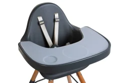 Childhome Evolu Accessoires|Evolu-Evolu Tablette De Chaise - Abs - Anthracite + Napperon En Si