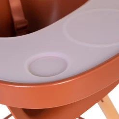 Childhome Evolu Accessoires|Evolu-Evolu Tablette De Chaise - Abs - Rouille + Napperon En Silic