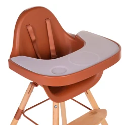 Childhome Evolu Accessoires|Evolu-Evolu Tablette De Chaise - Abs - Rouille + Napperon En Silic