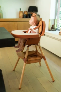Childhome Evolu Accessoires|Evolu-Evolu Tablette De Chaise - Abs - Rouille + Napperon En Silic