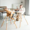 Childhome Evolu Accessoires|Evolu-Evolu Tablette De Chaise - Abs - Blanc + Napperon En Silicon