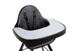 Childhome Evolu Accessoires|Evolu-Evolu Tablette De Chaise - Abs - Noir + Napperon En Silicone