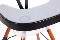 Childhome Evolu Accessoires|Evolu-Evolu Tablette De Chaise - Abs - Noir + Napperon En Silicone
