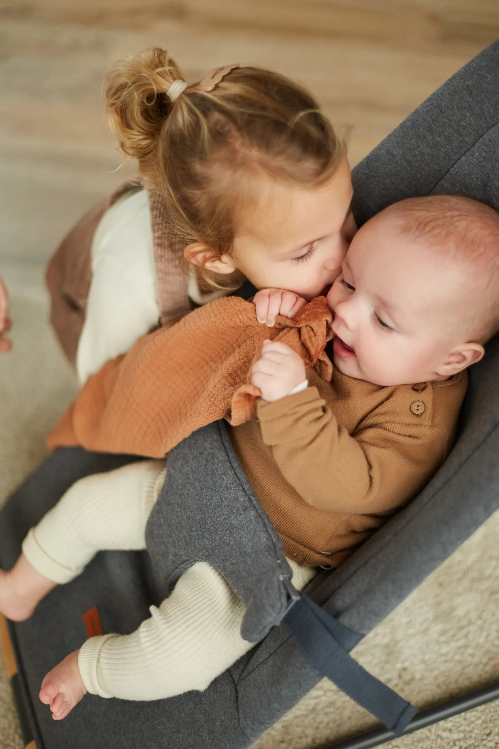 Childhome Transats-Evolux Transat Pliable - Naturel Anthracite