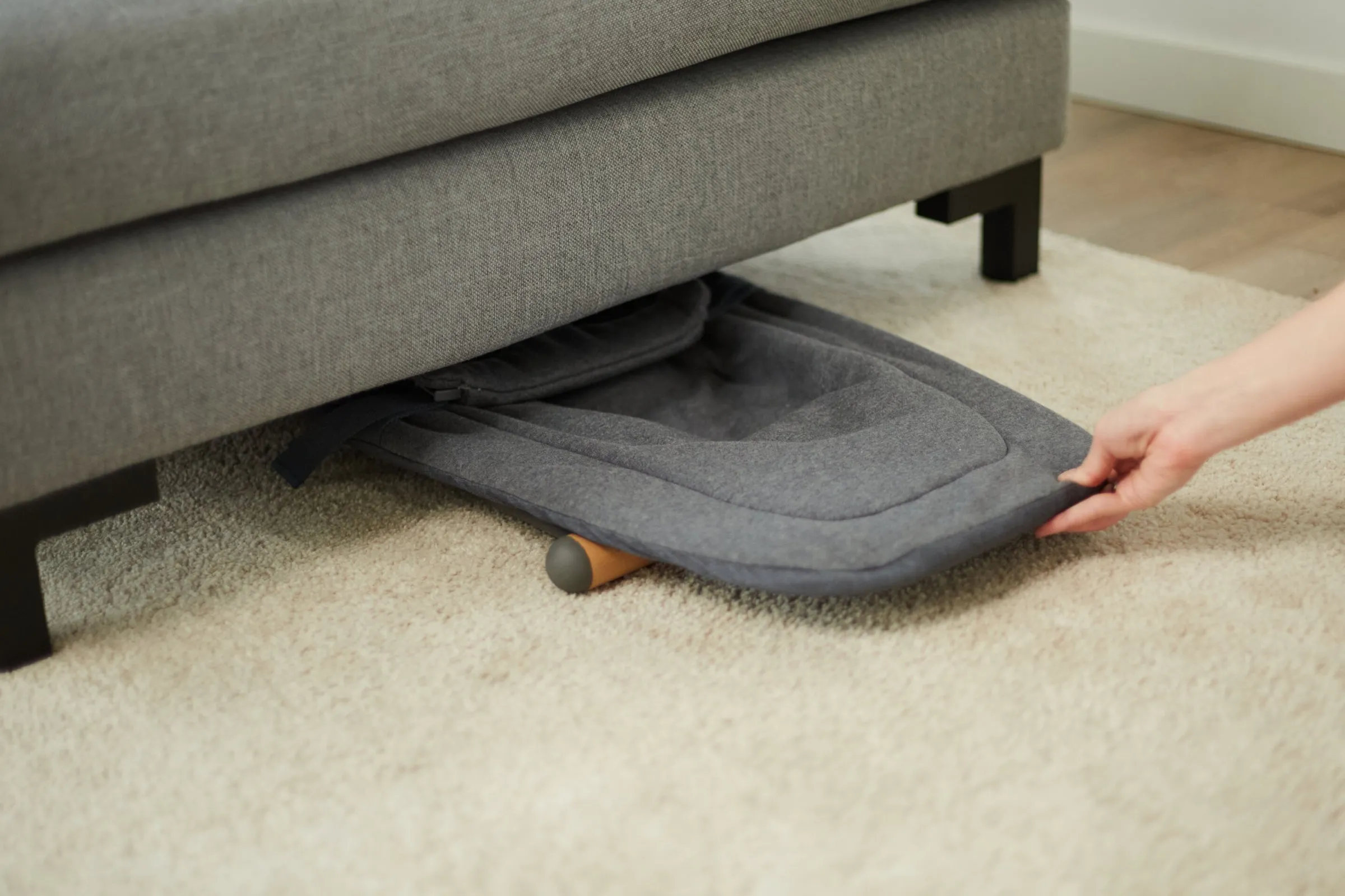 Childhome Transats-Evolux Transat Pliable - Naturel Anthracite