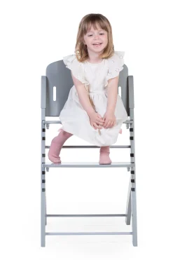 Childhome Evosit-EVOSIT Chaise Evolutive + Tablette - Stone Grey