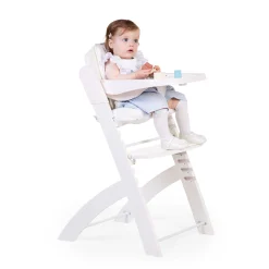 Childhome Evosit-EVOSIT Chaise Evolutive + Tablette - Blanc