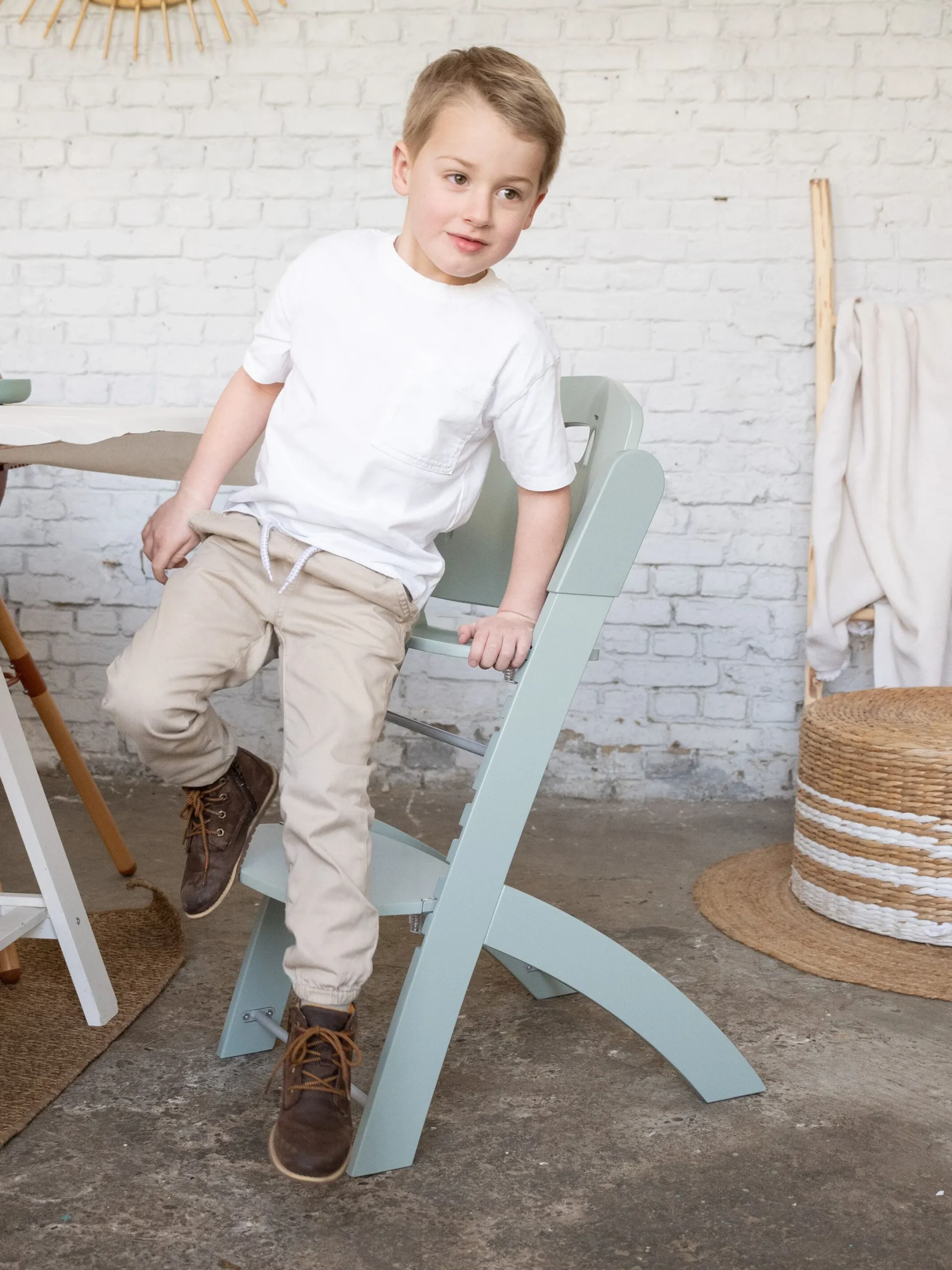 Childhome Evosit-EVOSIT Chaise Evolutive + Tablette - Menthe