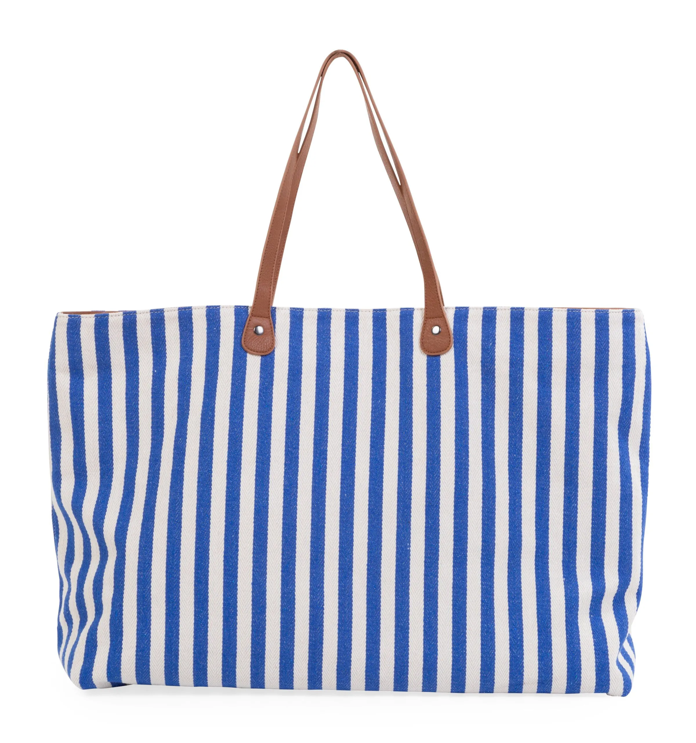 Childhome Family Bag|Family Bag-Family Bag Sac à Langer - Rayures - Bleu Electrique /Bleu C