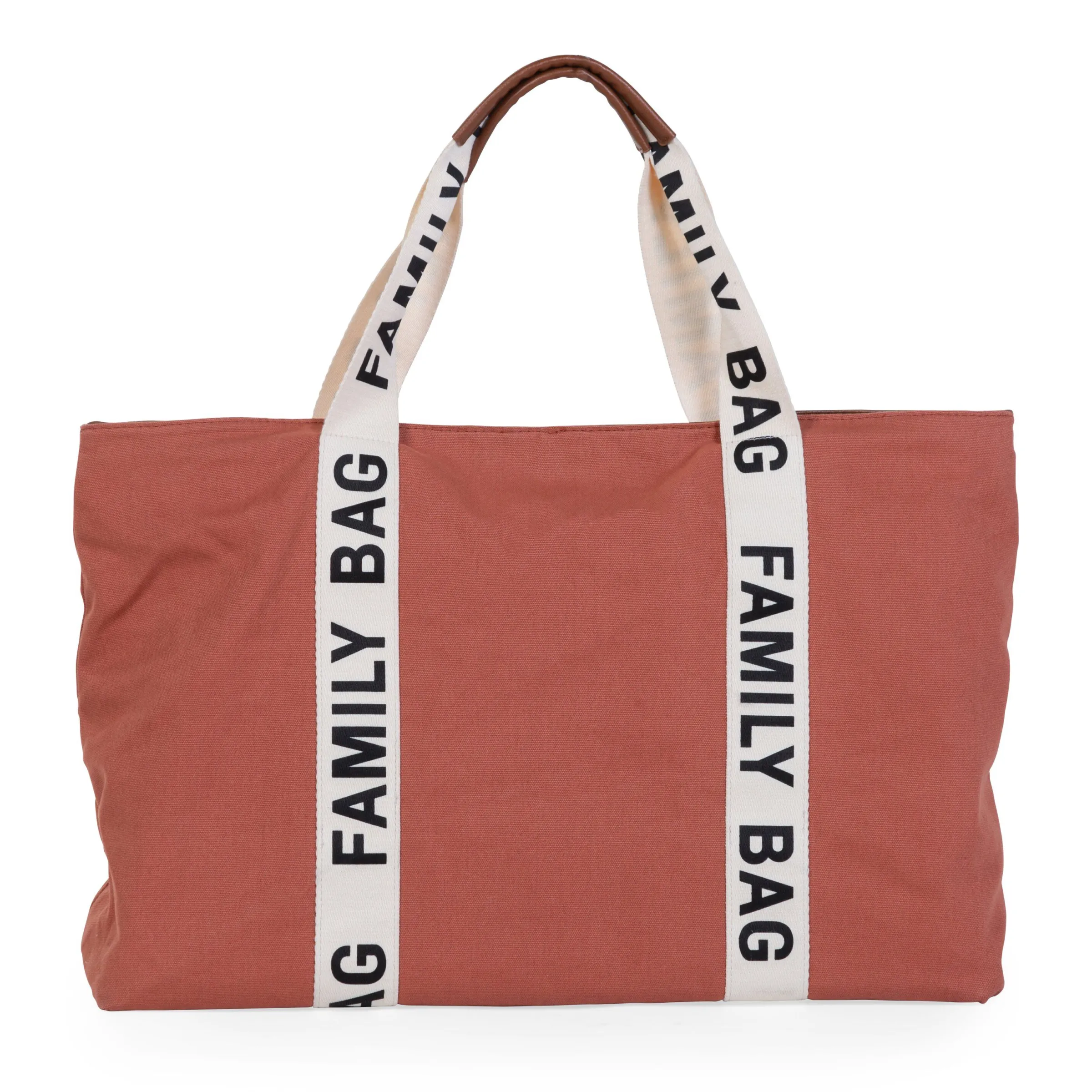Childhome Signature Collection|Family Bag-Family Bag Sac A Langer - Signature - Canvas - Terracotta