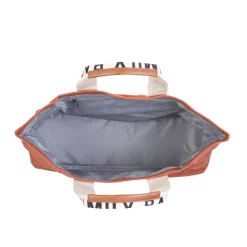 Childhome Signature Collection|Family Bag-Family Bag Sac A Langer - Signature - Canvas - Terracotta