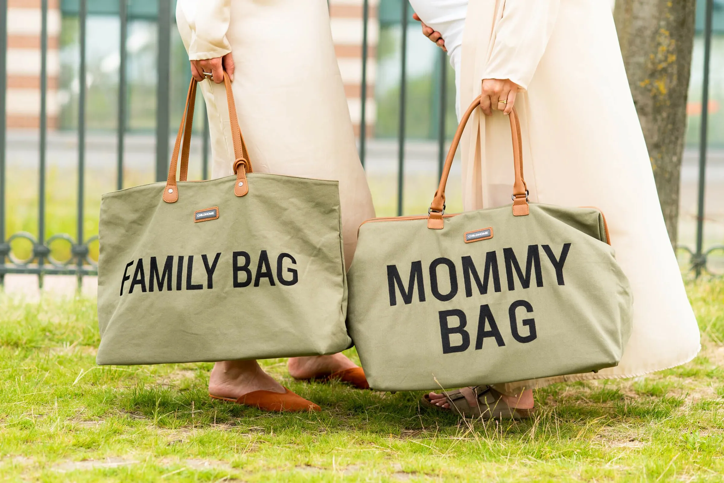 Childhome Family Bag|Family Bag-Family Bag Sac A Langer - Toile - Kaki