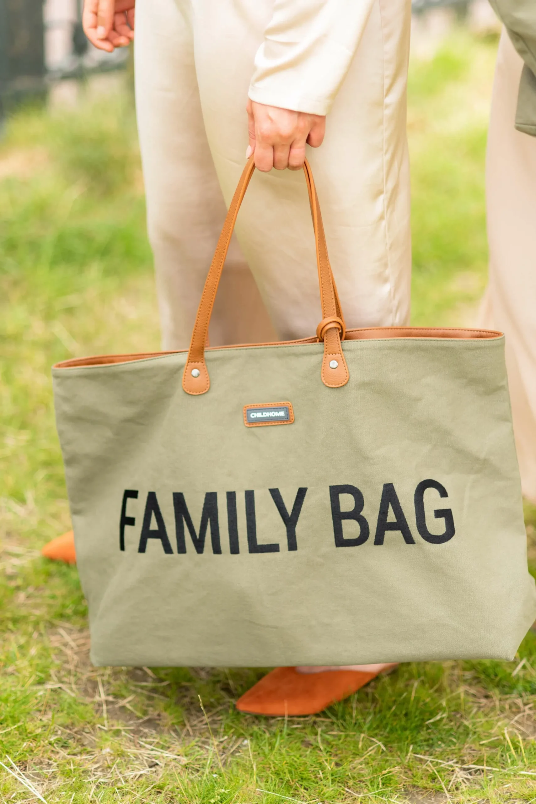 Childhome Family Bag|Family Bag-Family Bag Sac A Langer - Toile - Kaki