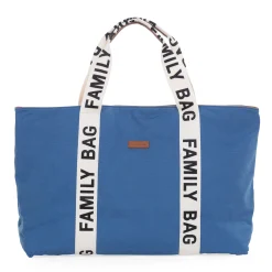 Childhome Signature Collection|Family Bag-Family Bag Sac A Langer - Signature - Canvas - Indigo