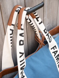 Childhome Signature Collection|Family Bag-Family Bag Sac A Langer - Signature - Canvas - Indigo