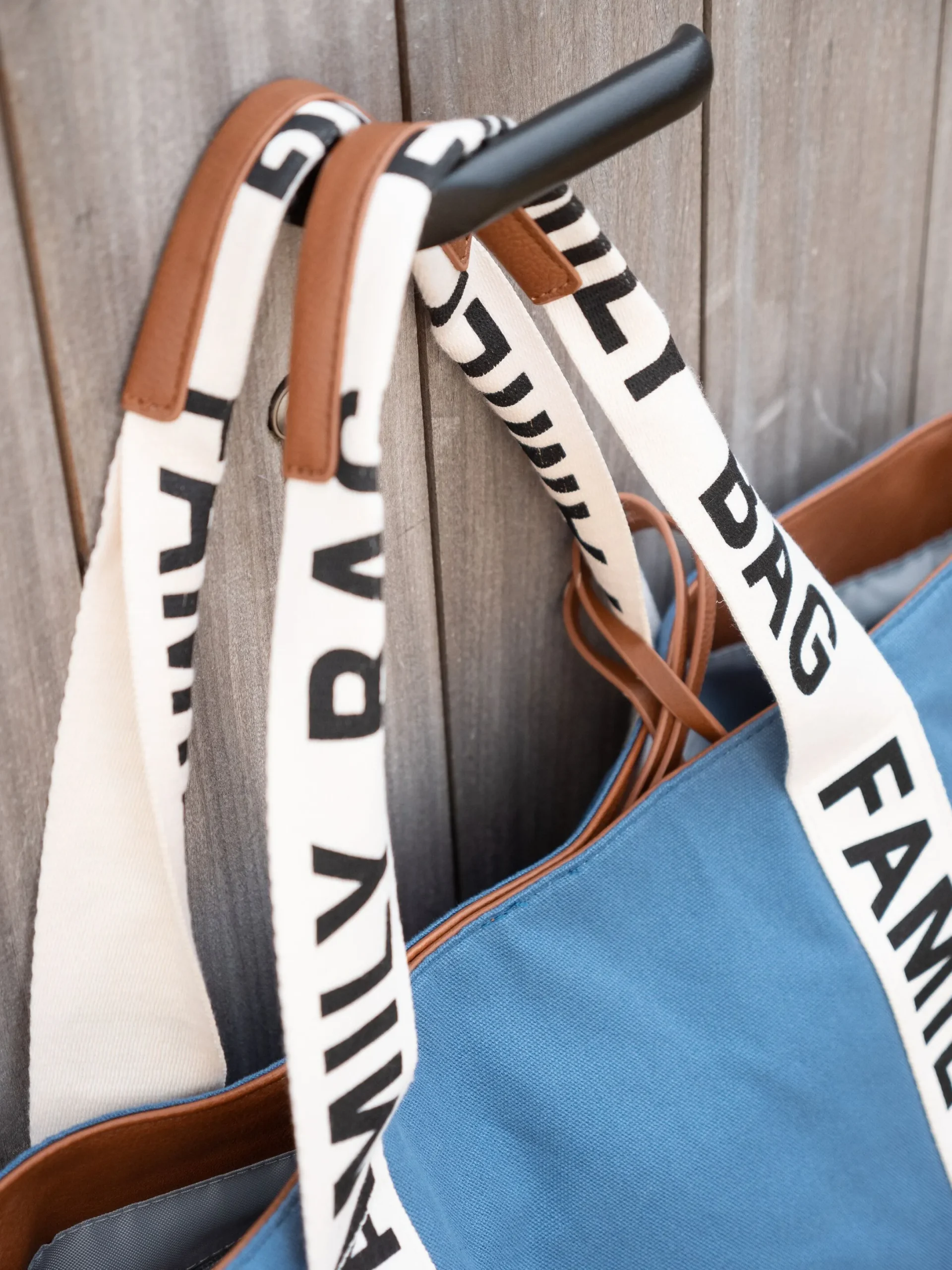Childhome Signature Collection|Family Bag-Family Bag Sac A Langer - Signature - Canvas - Indigo