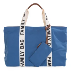 Childhome Signature Collection|Family Bag-Family Bag Sac A Langer - Signature - Canvas - Indigo