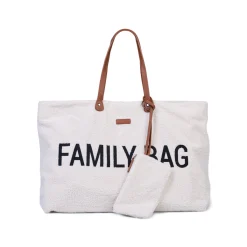 Childhome Family Bag|Family Bag-Family Bag Sac A Langer - Teddy Ecru