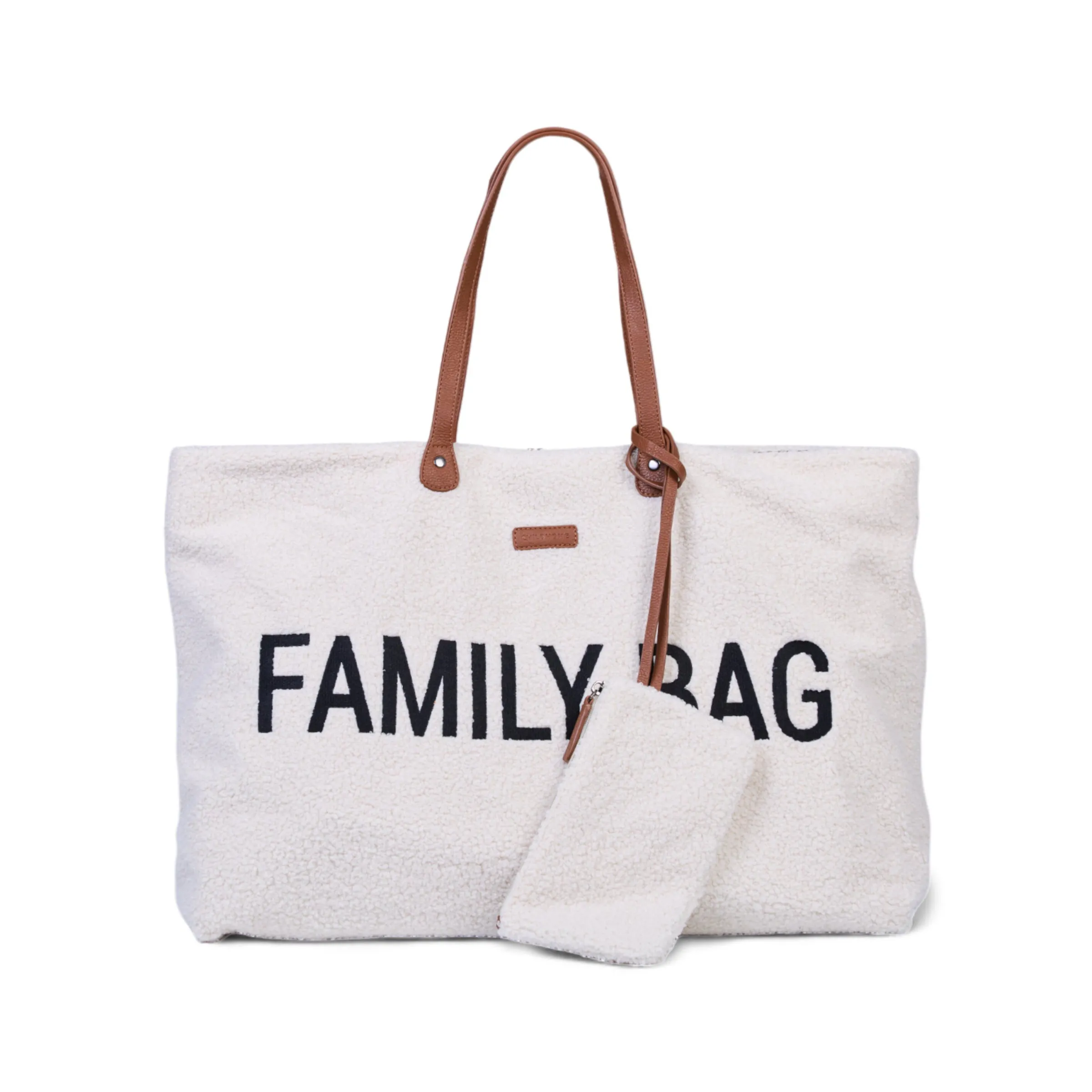 Childhome Family Bag|Family Bag-Family Bag Sac A Langer - Teddy Ecru