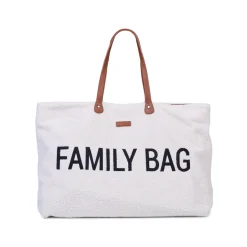 Childhome Family Bag|Family Bag-Family Bag Sac A Langer - Teddy Ecru
