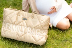 Childhome Family Bag|Family Bag-Family Bag Sac A Langer - Matelassé - Beige