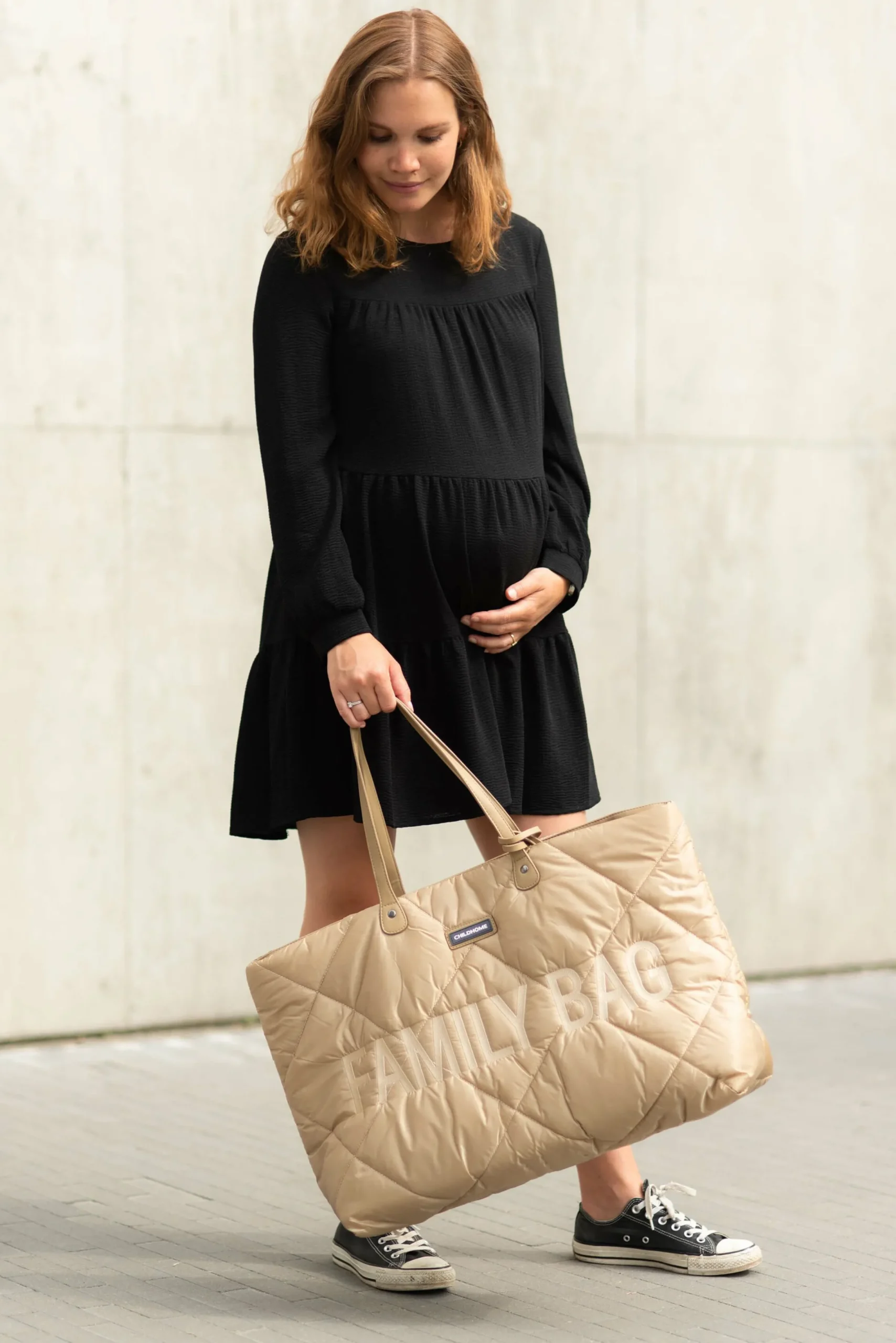 Childhome Family Bag|Family Bag-Family Bag Sac A Langer - Matelassé - Beige